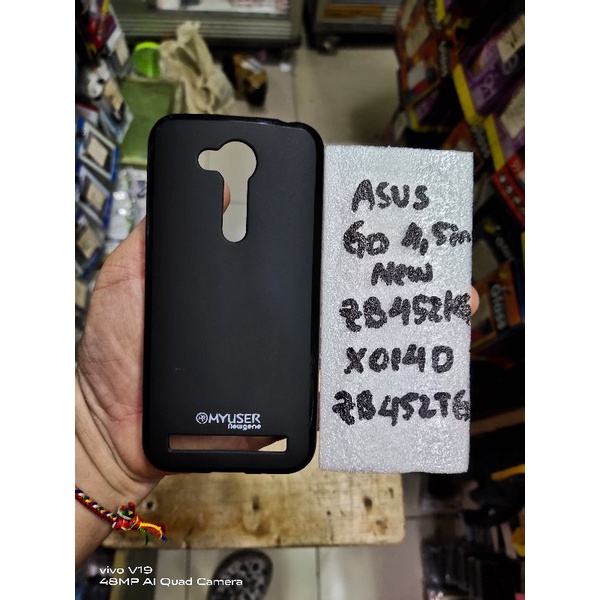 ASUS ZENFONE GO 4.5IN NEW/ ZB452KG / ZB452TG / X014D tempered golira glass kaca bening dan softcase