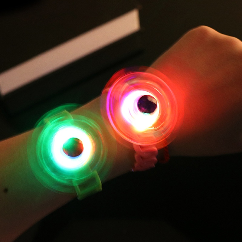 Mary Light Up Watch Wrist Band Untuk Pesta Anak Cosplay Kain Accs Fidget Flashing Spinner LED Band Malam Mainan Untuk Kidd