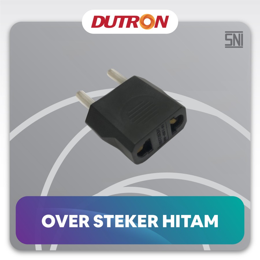 Over Steker Adaptor Sambungan Colokan listrik Gepeng DUTRON DV OST 01