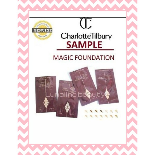 Charlotte Tilbury Magic Foundation Cream wonder glow healthy glow sample
