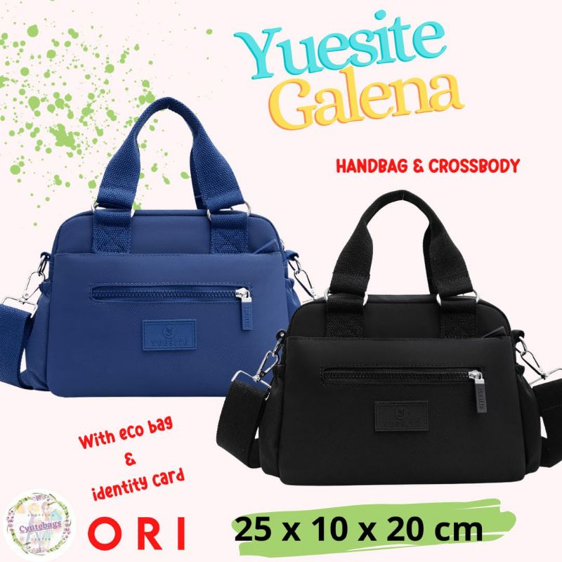 TAS WANITA YUESITE GALENA ORI 2FUNGSI TENTENG SELEMPANG IMPORT CYUTEBAGS