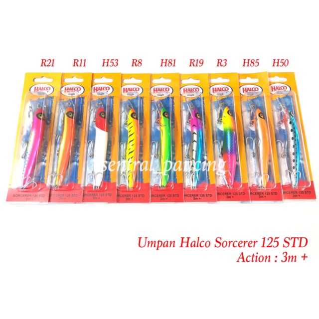 Umpan Halco Sorcerer 125 STD 3m+