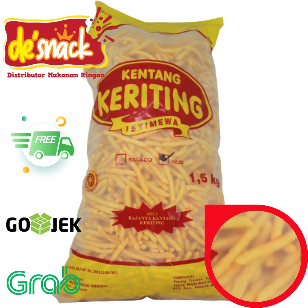 

Distrbutor/Snack/Cemilan/Grosir Kentang Keriting Keju