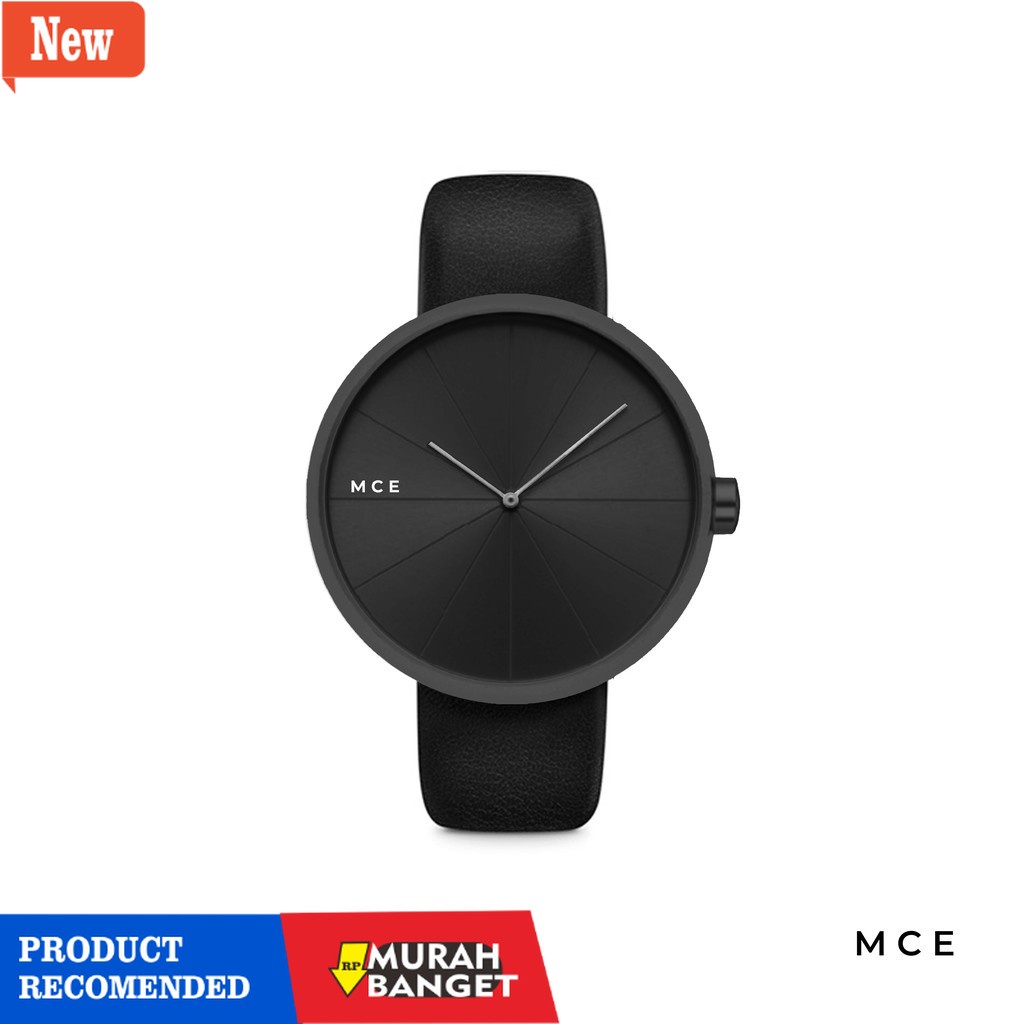 Jam tangan analog pria terbaik- MCE Jam Tangan Pria Apollo Series ( Full Black )
