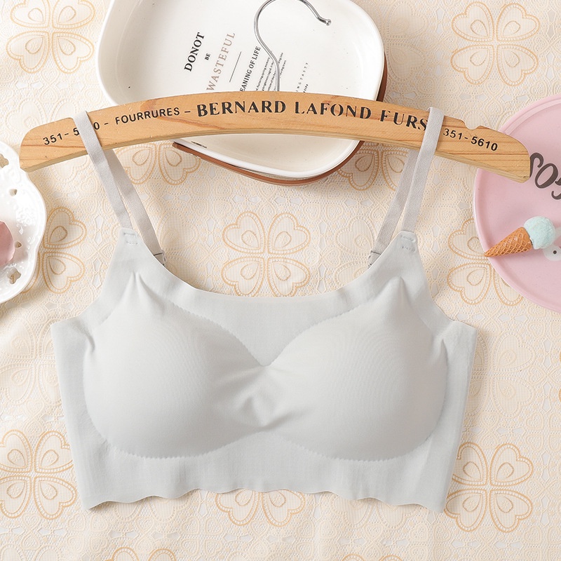 MURHOL Bra Wanita Tali Seamless Pakaian Dalam Cewek Korea Murah Anti Nyeplak Murah Lucu Lembut Halus Adem  - BH5