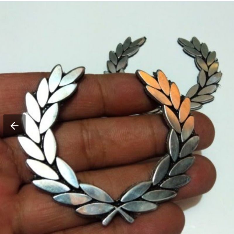 Vespa Badge Emblem Fred Perry Sticker Metal Trojan Mods ulma vigano