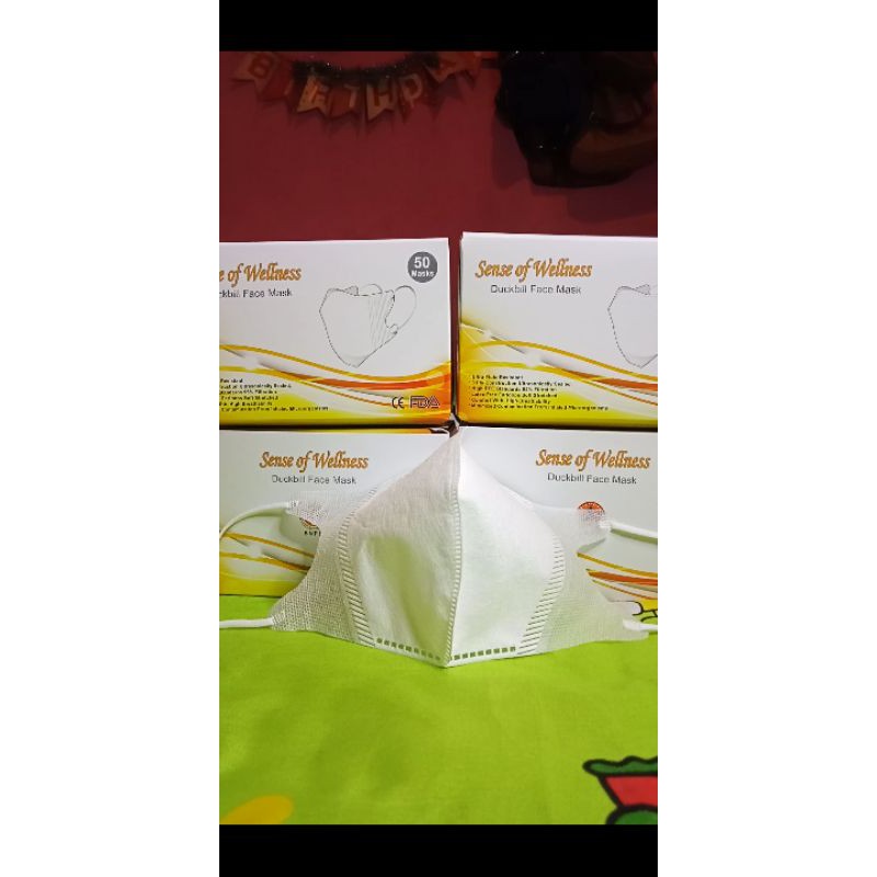 MASKER DUCKBILL SENSE OF WELLNESS 1BOX ISI 50PCS 3PLY