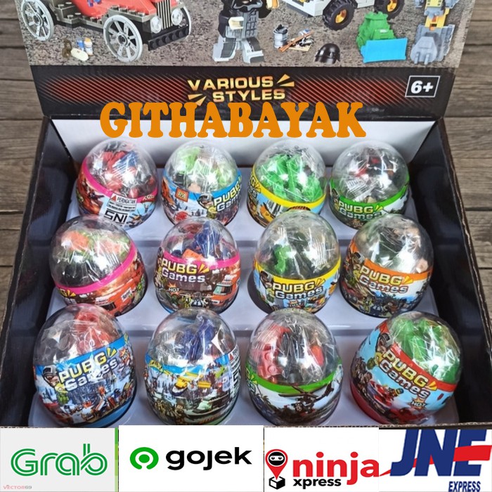GB - Telur Lego Brick PUBG Mini Figure Mainan Anak