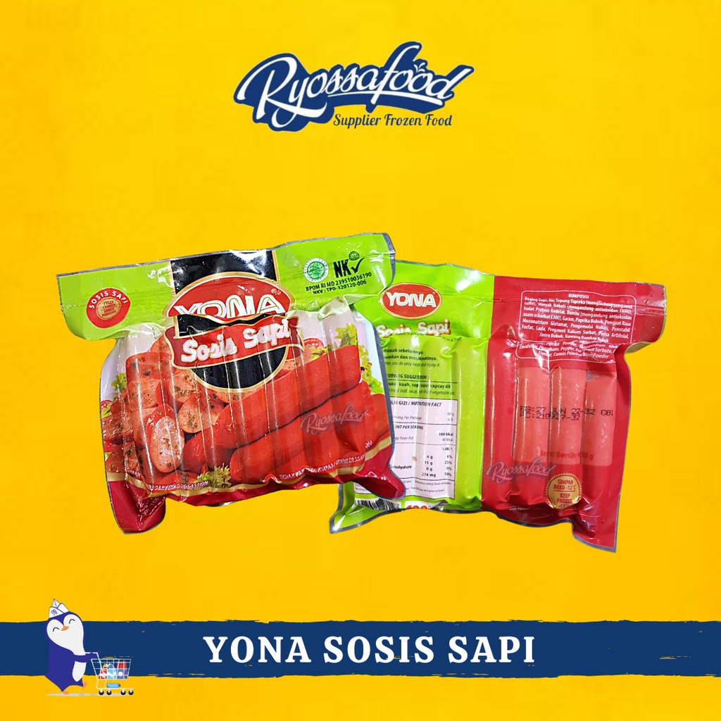 

Yona Sosis Sapi 450gram