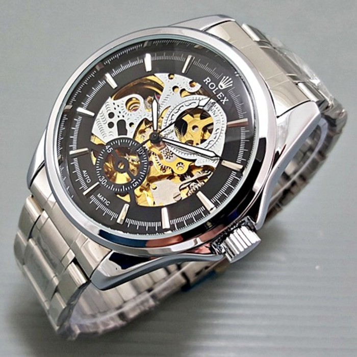 rz990 HOT PROMO Jam tangan Rolex pria automatic harga murah kw super terbaru MURAH AWET