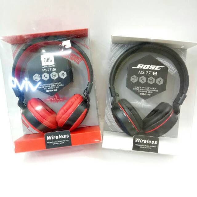 HEADPHONES WIRELESS JBL MS-771C