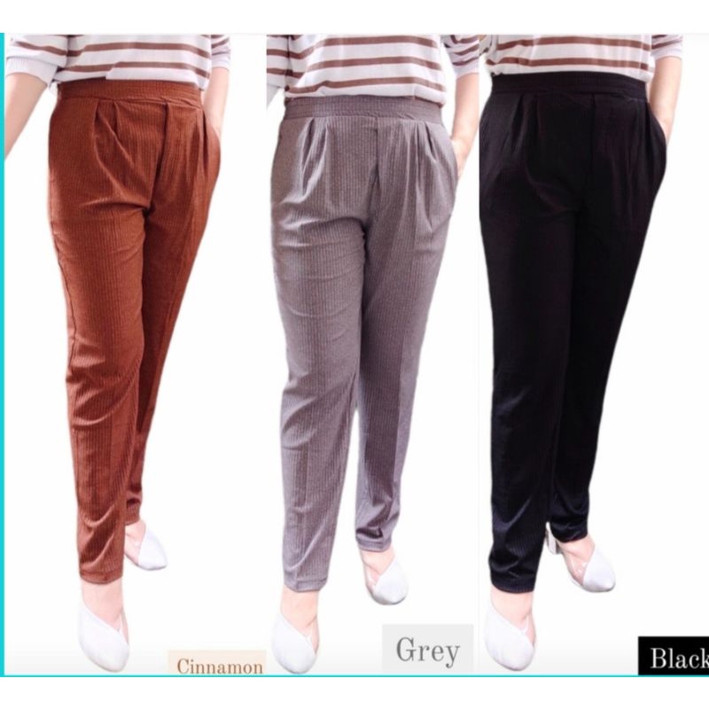 celana slim/celana daily/celana strech Lucia pants/kulot lucia muat sampai BB 80-85kg