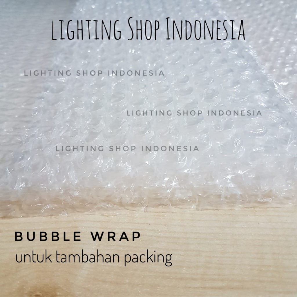 

Bubble wrap untuk tambahan packing agar lebih aman