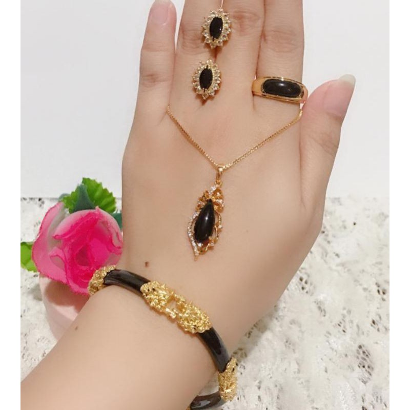 set giok hitam giok asli 88