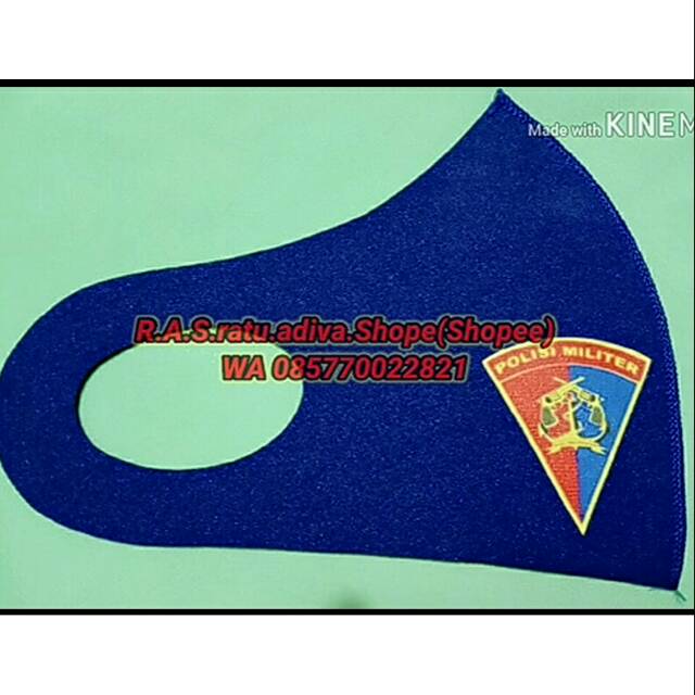 Masker scuba Polisi militer