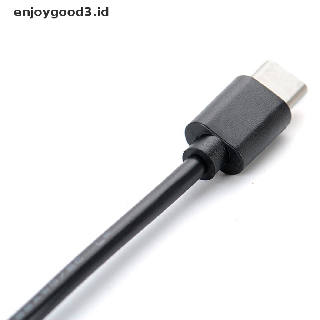 (Rready Stock) Kabel Data / Charger OTG USB Tipe C Male Ke Micro USB Male (ID)