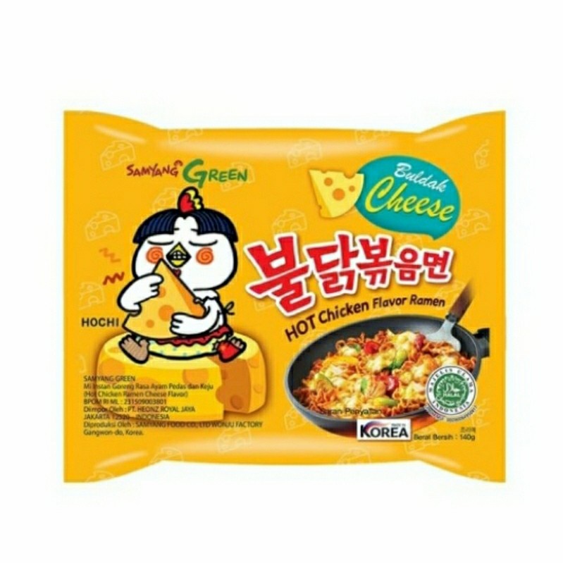 

Samyang Hot Chicken Flavor Ramen Buldak Cheese 140 Gr