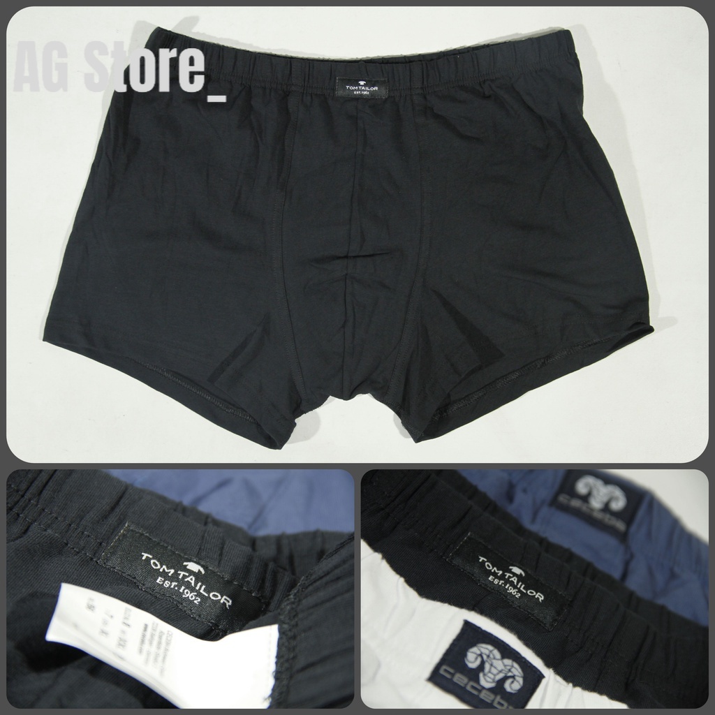 COD Celana Dalam Boxer Pria Katun Stretch Original Branded (Mix Brand) 100% Original Brand