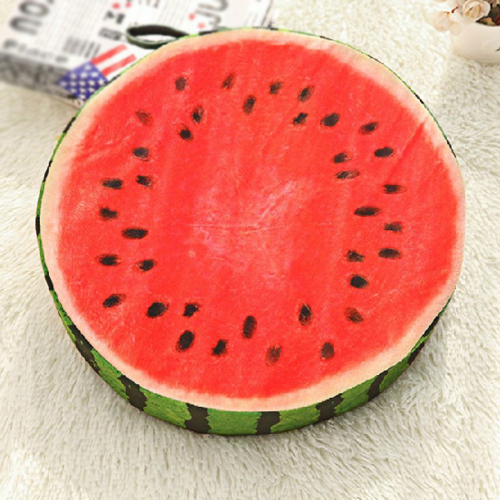 Bantal Kecil  Alas Sofa Kursi  Model  Bundar Semangka 