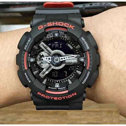 Jam Tangan Pria Casio G-Shock Type GA-110HR-1ADR/ GA-110-1ADR/ GA-110-1BDR  Original