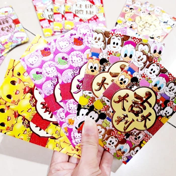

Langsung Order 991 Angpao Imlek Kartun Jepang One Piece Hello Kitty Ampao Netral Limited