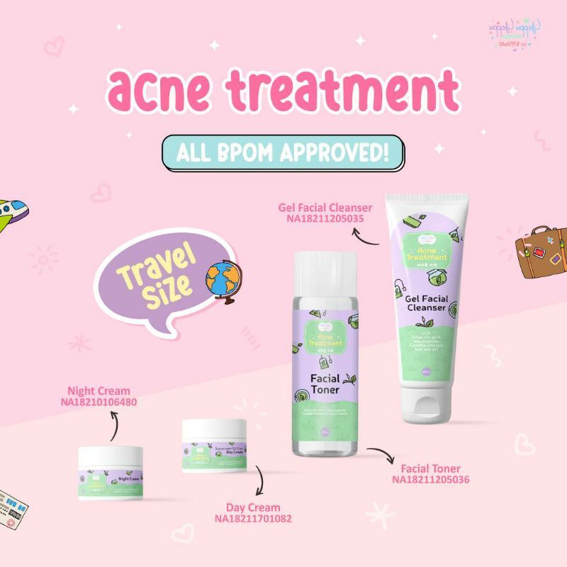 Yeppu-Yeppu by Kiyowo Skincare Travelsize Package | Paket Skin Care | Chingu