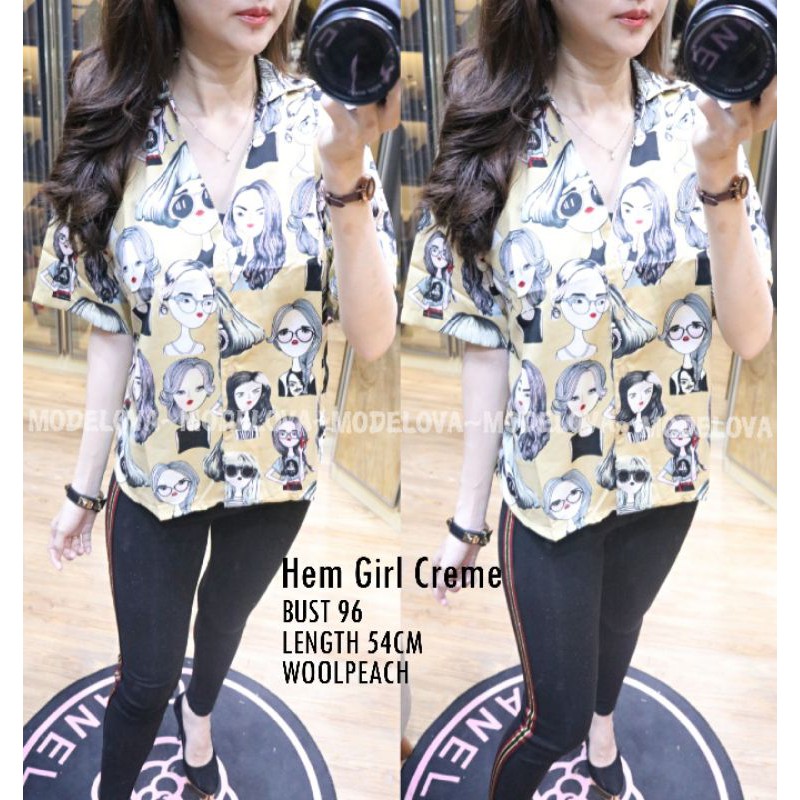 MDLV ~ BC HEM GIRL // KEMEJA CEWEK // FASHION WANITA