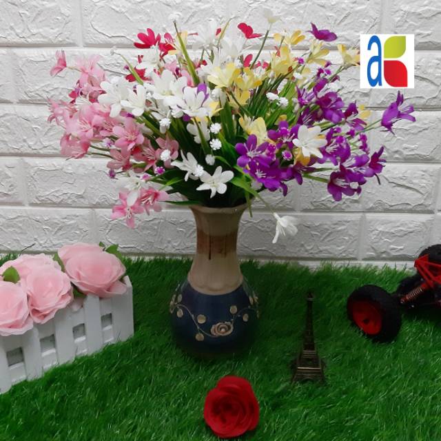 BUNGA RUMPUT BABYBREATH B8176 PLASTIK HIAS ARTIFICIAL DEKORASI RUMAH