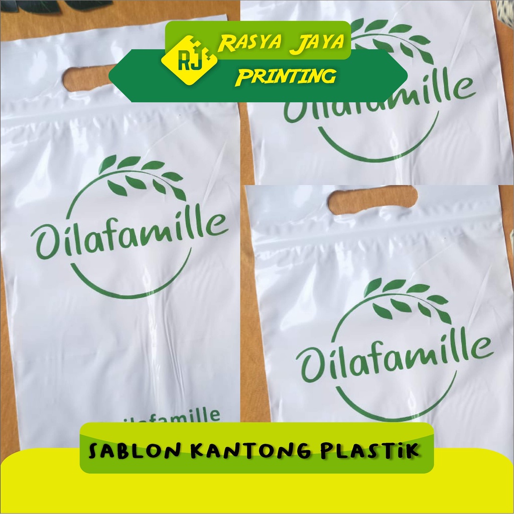 Sablon Kantong Plastik | Sablon Kantong Belanja | Sablon Plastik | Sablon Kresek | SAblon Custom | P