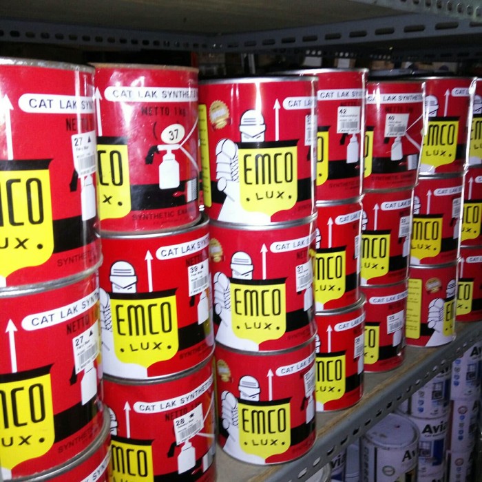 Cat emco. cat besi kayu 1 kg warna standart