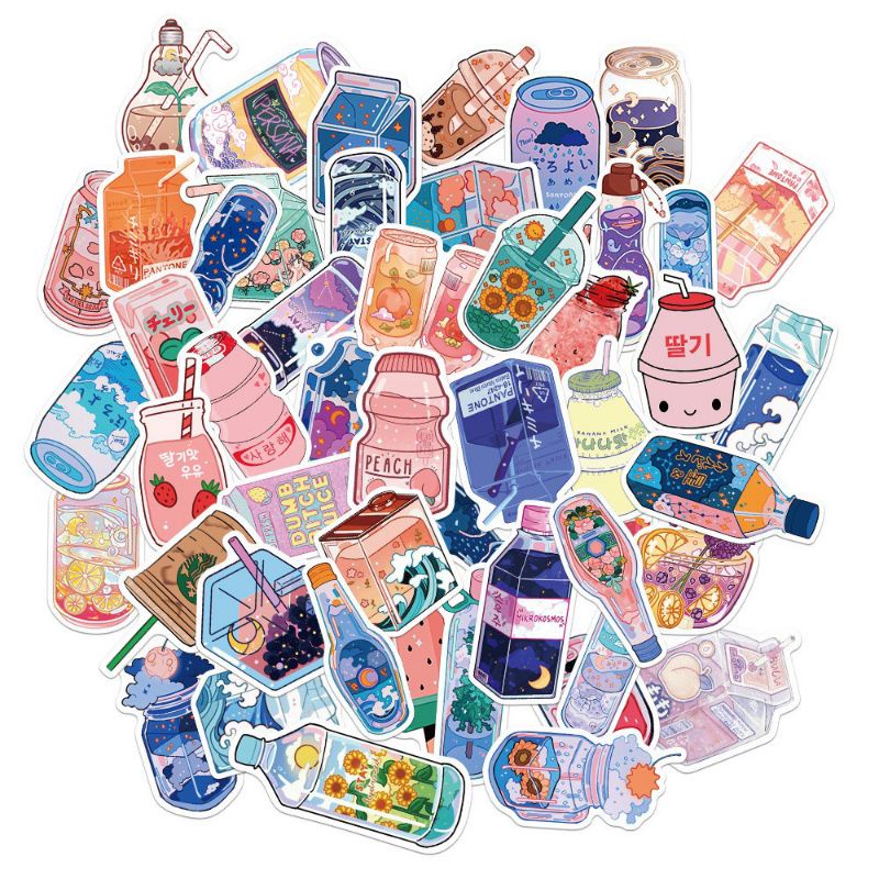 

(32 PCS) Sticker Drink/Minuman