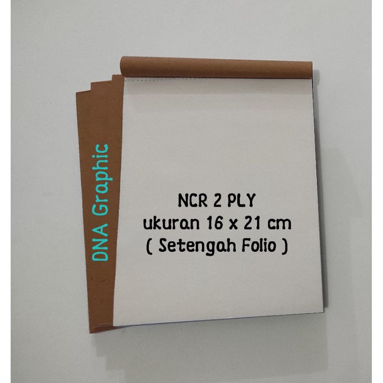 

Nota 2 ply Kosongan NCR setengah folio