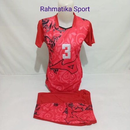 Jersey Kaos Voli Mizuno Setelan Cewek Murah
