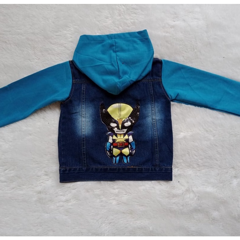 Jaket Jeans Karakter Terbaru 2-7 thn