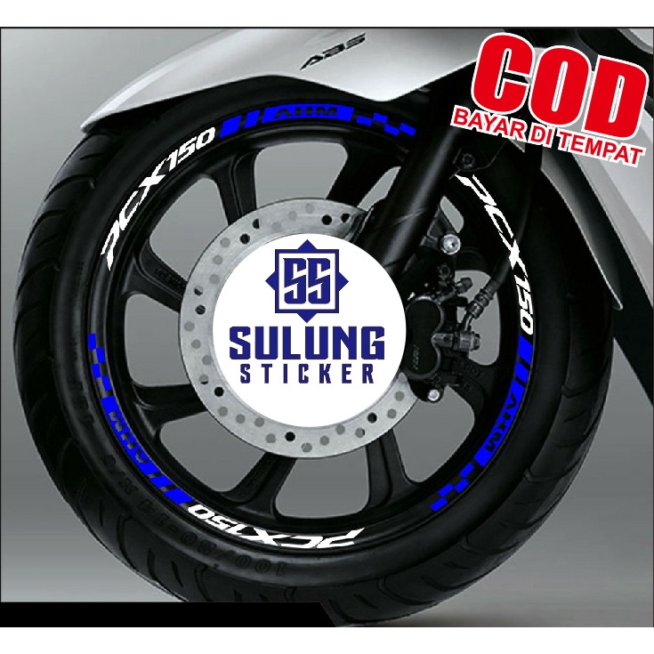 Stiker Lis Velg Motor Honda PCX 150 Cutting Sticker List Pelk Terlaris Termurah