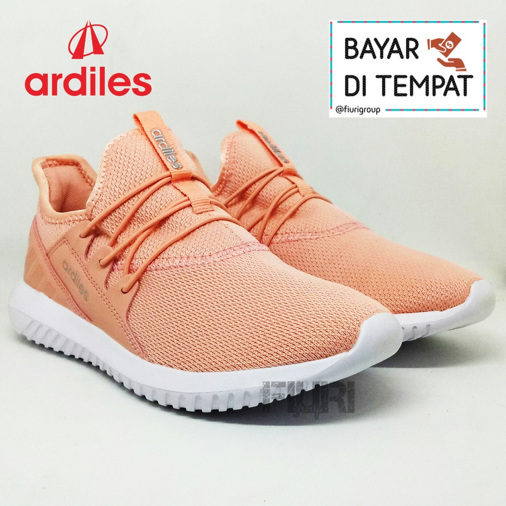 FIURI - Ardiles Original - LILIANE 37-40 Merah Peach - Sepatu Olahraga Lari Wanita Sneakers