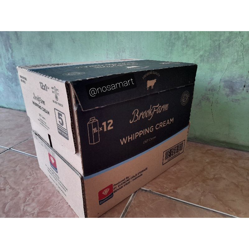 

Brookfarm Whipping Cream 1Lt 1ctn(grosir)
