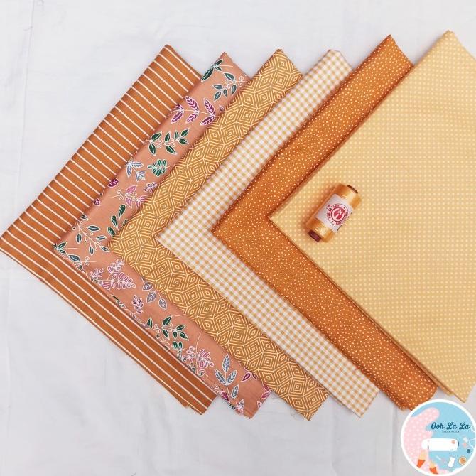 Kain Perca Katun Jepang - Yellow