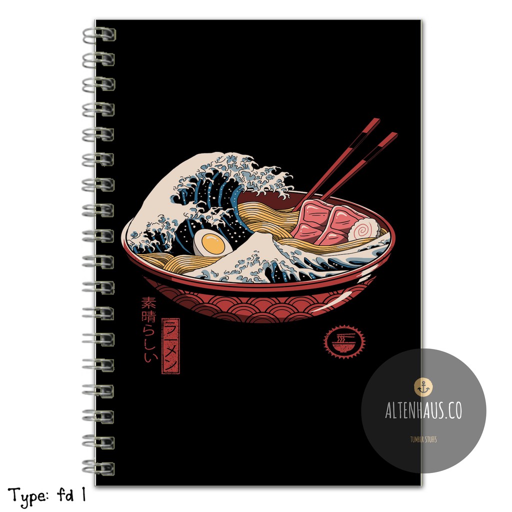 

Buku Catatan (Notebook) Custom Book Jilid Spiral. Planner Buku Agenda Tipe Fd1