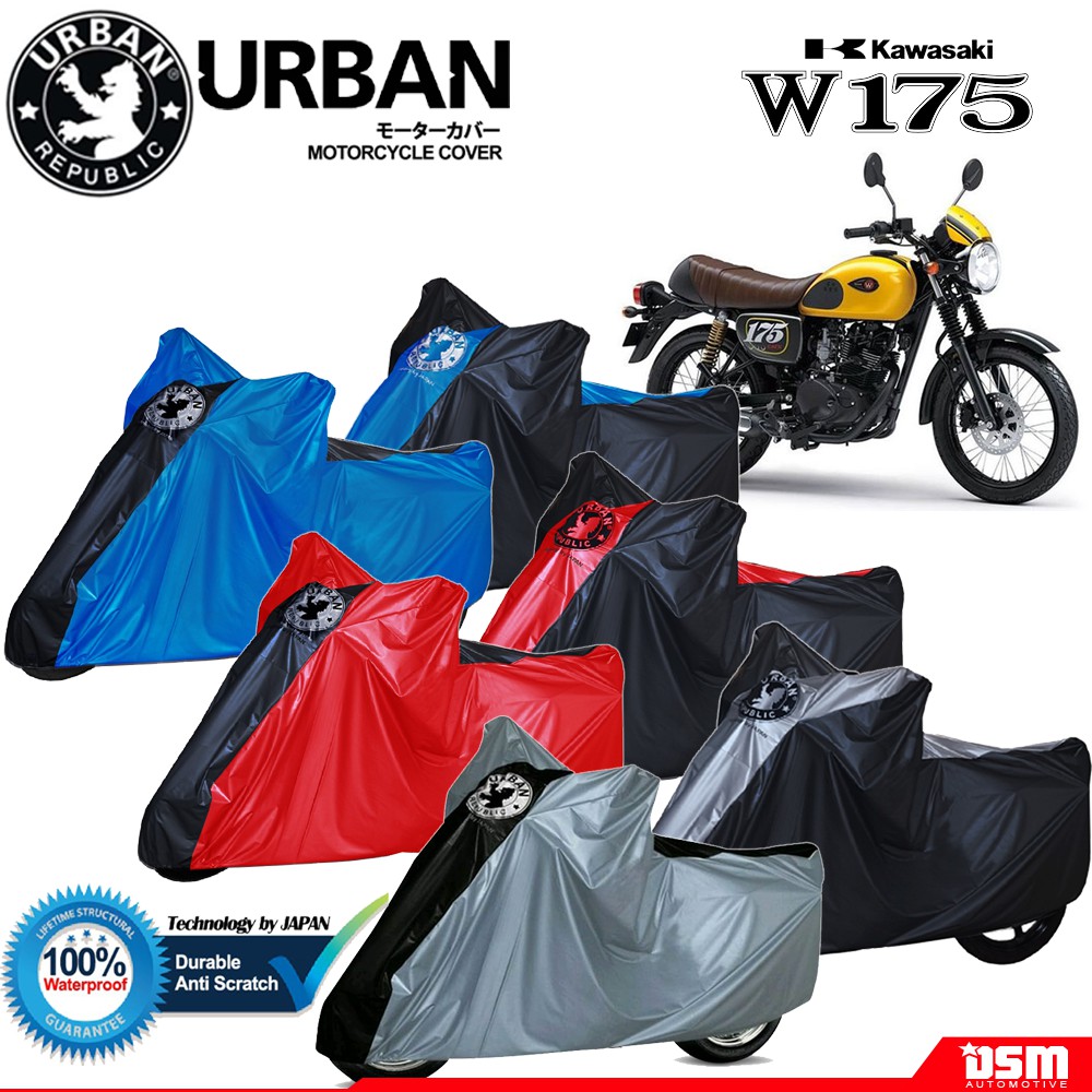 Urban / Cover Motor Kawasaki W175 100% Waterproof / Aksesoris Motor W 175 / DSM