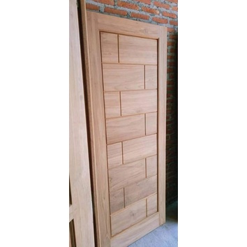 Pesanan pintu utama pintu kamar jendela bahan kayu jati