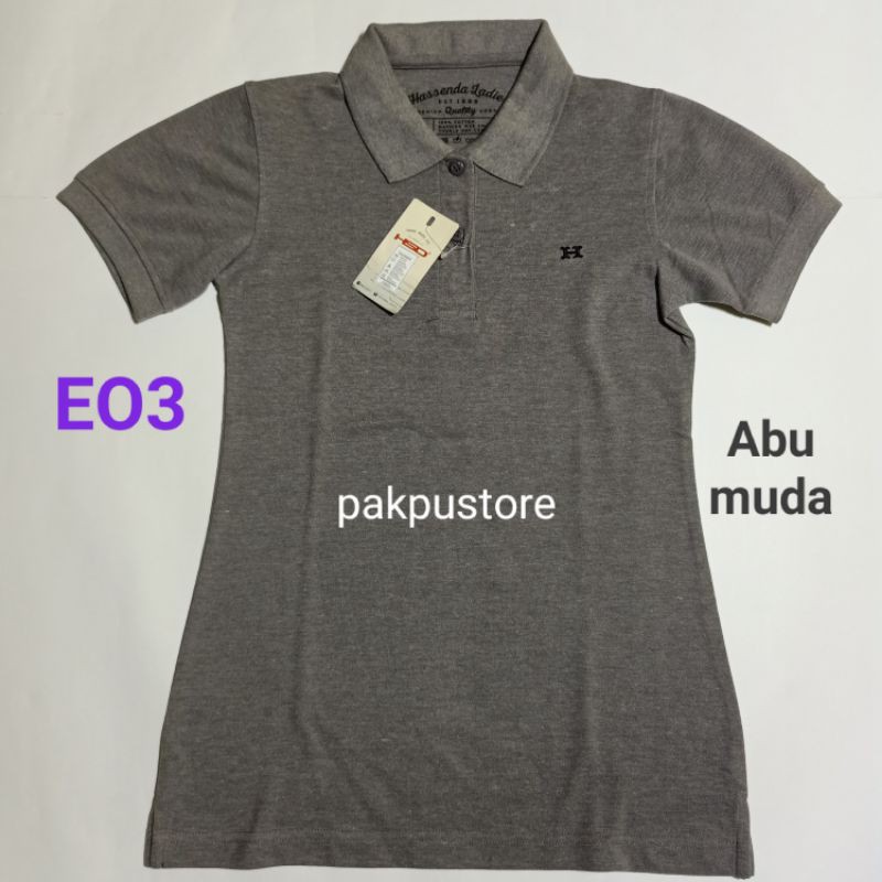 Kaos Polo Cewek merk Hassenda original