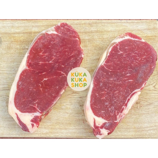 Daging Beef Steak AUST Striploin / Sirloin Grade A 200gr / 1KG