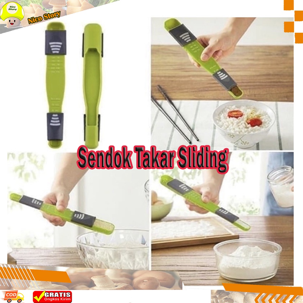 (NCS) COD Sendok Takar Ukur Geser / Sliding Measuring Spoon / Alat Takaran MPASI