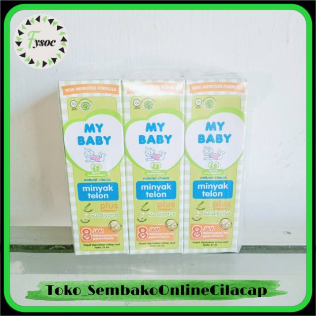 MY BABY MINYAK TELON PLUS 8 JAM 60ML