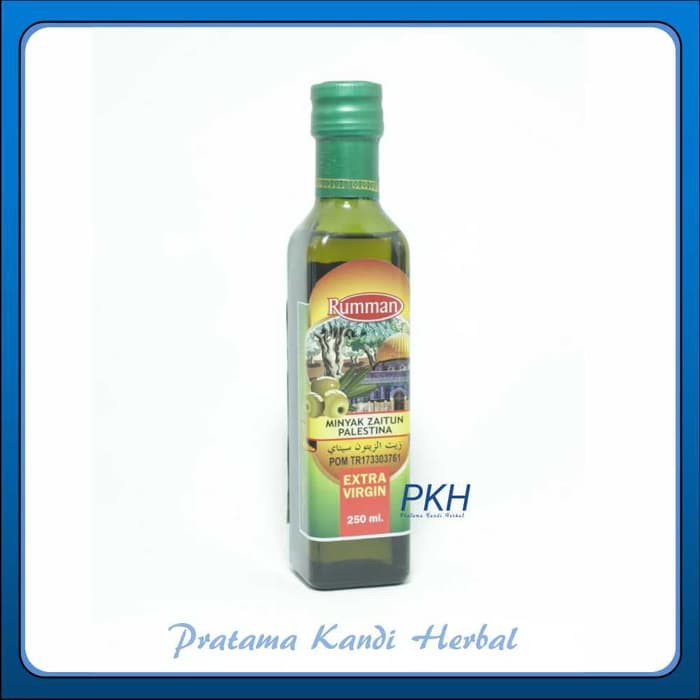 

Minyak zaitun Extra Virgin Palestin - zeitun palestina Rumman 250 ml