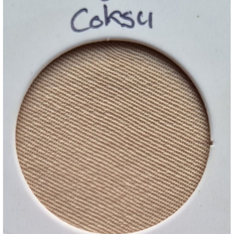 50cm Kain Tessa warna Coklat Susu. Coklat kopi susu. Lebar 115cm Kain Polos Meteran WOLILI.