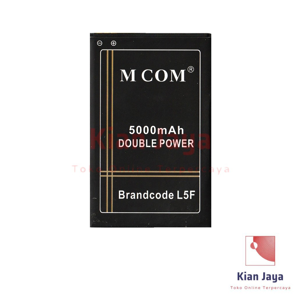 MCOM Baterai Hp Brandcode L5F Original Double Power Batre Batrai Battery Ori