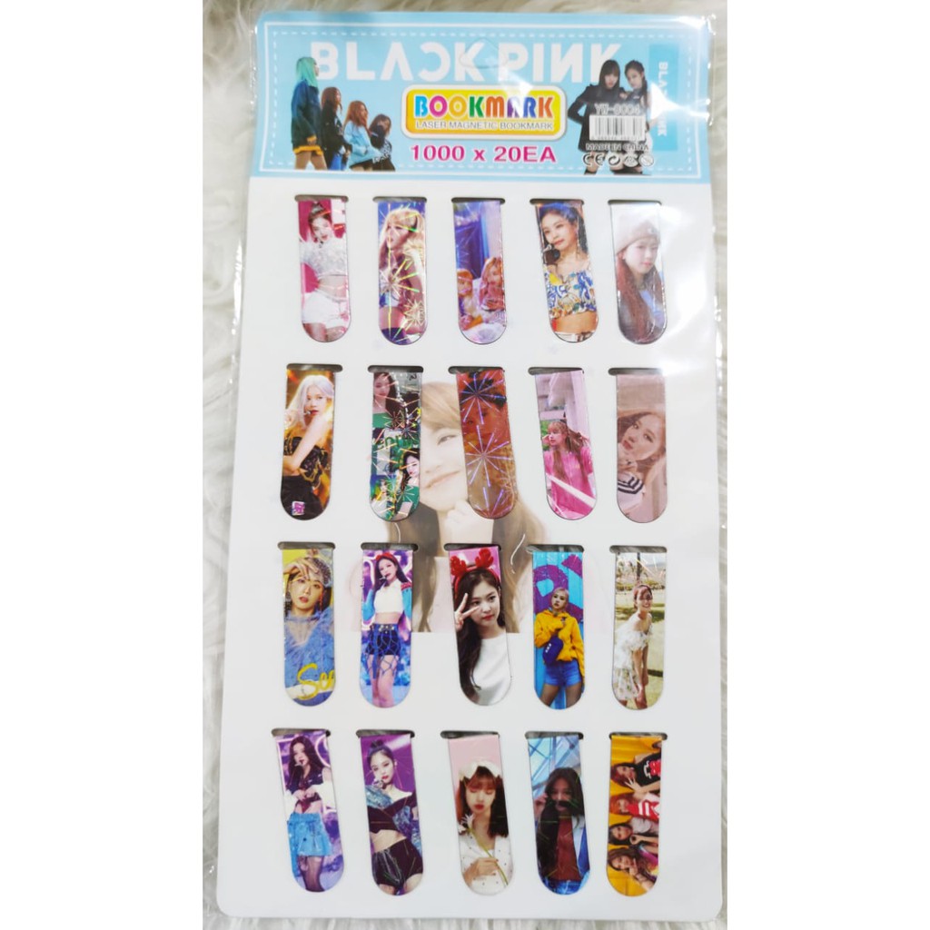 PEMBATAS BUKU MAGNET / BOOKMARK MAGNET POST IT MAGNET ISI 20PCS