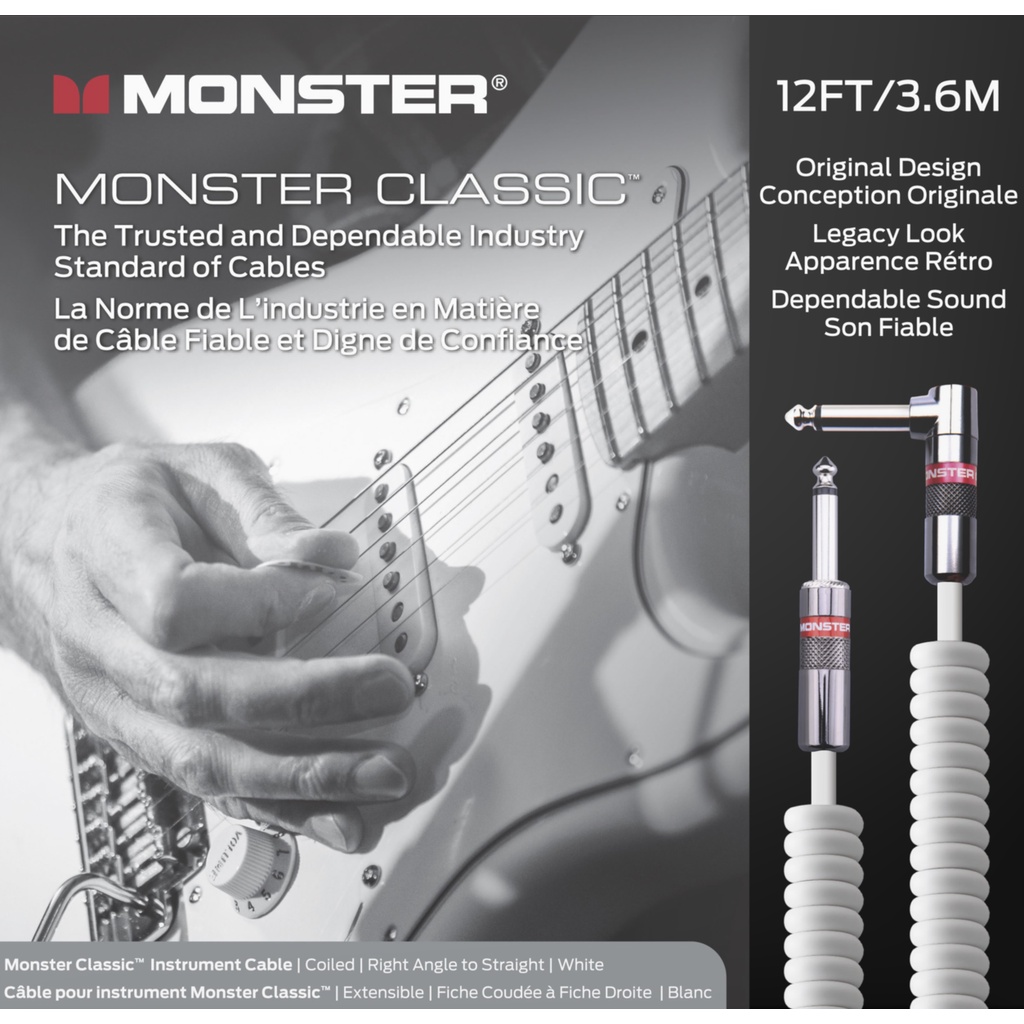 Monster® Prolink Monster Classic™ Instrument Cable 12 ft Coiled